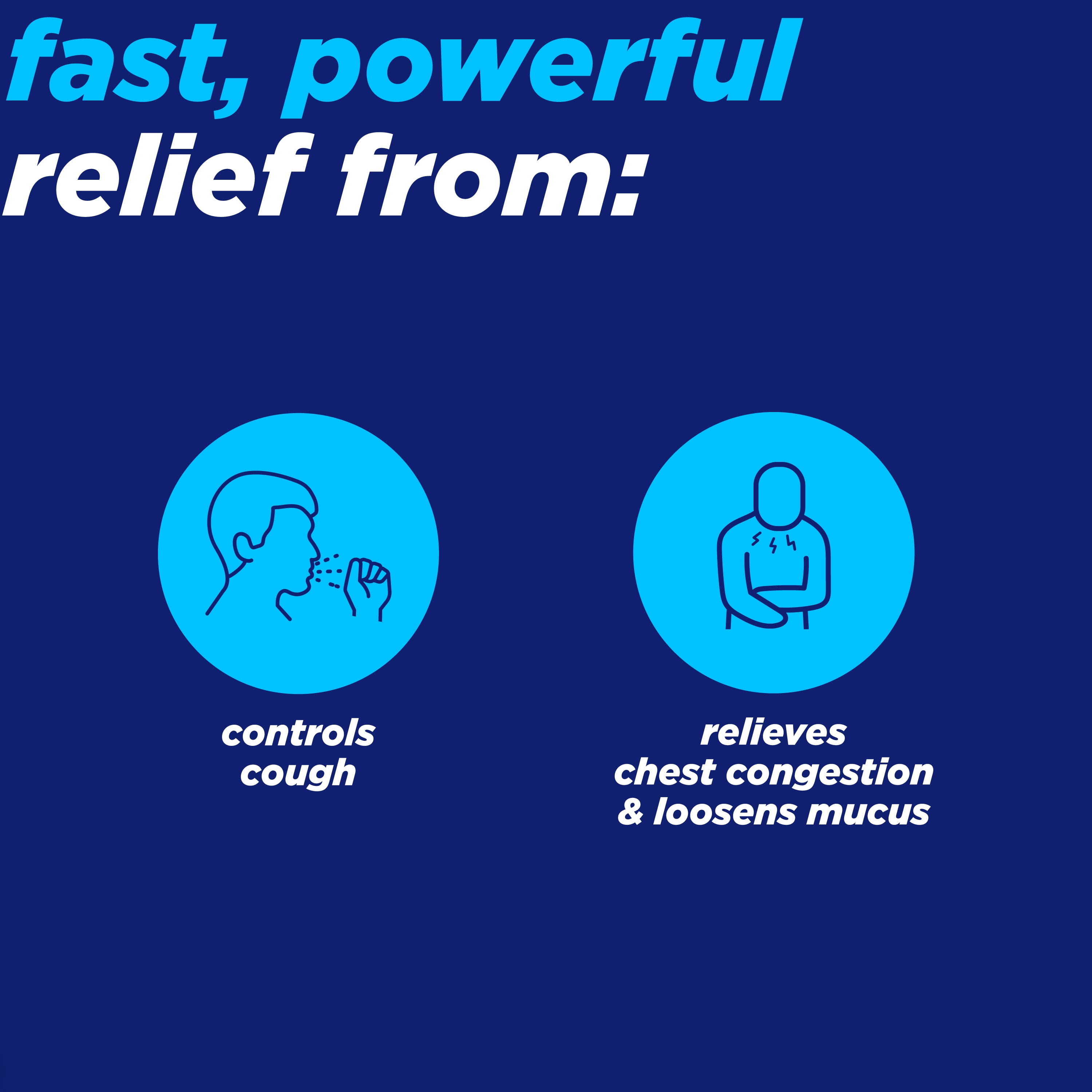Alka-Seltzer Plus Powerfast Fizz Cough & Chest Congestion Medicine, Effervescent Tablets, 24 Count