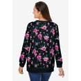 thumbnail image 2 of Woman Within Plus Size Printed Sweatshirt, 2 of 4