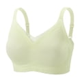 thumbnail image 2 of TARIENDY Plus Size Bra for Big Bust Women Wireless Seamless Bras Comfort Full Coverage Mesh Bralette Push Up Everyday Bra Adjustable Straps Bralettes Green XXXL, 2 of 8