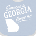 thumbnail image 4 of Inktastic Someone in Georgia Loves Me Boys or Girls Baby Bib, 4 of 4