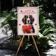 thumbnail image 4 of Happy Valentine's Day English Springer Spaniel Brings Love Heart Vertical Matte Canvas Poster Springers Dog Lover Gifts Wall Art Home Decor - 02028, 4 of 5