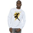 thumbnail image 2 of DC Comics Mens Black Adam Golden Bolt Chest Sweatshirt, 2 of 4