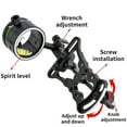 thumbnail image 4 of AMEYXGS Compound Bow Sight 1 Pin .019" Micro Adjustable LED Light Archery Hunting Target, 4 of 9