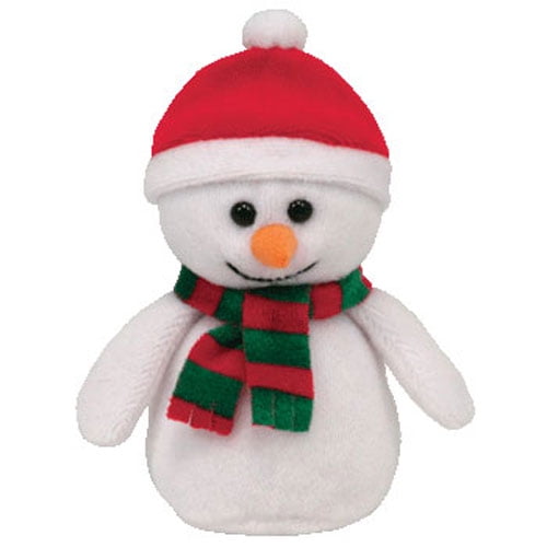 TY Holiday Baby Beanie - SNOWCAP the Snowman (4 inch) - Walmart.com - Walmart.com