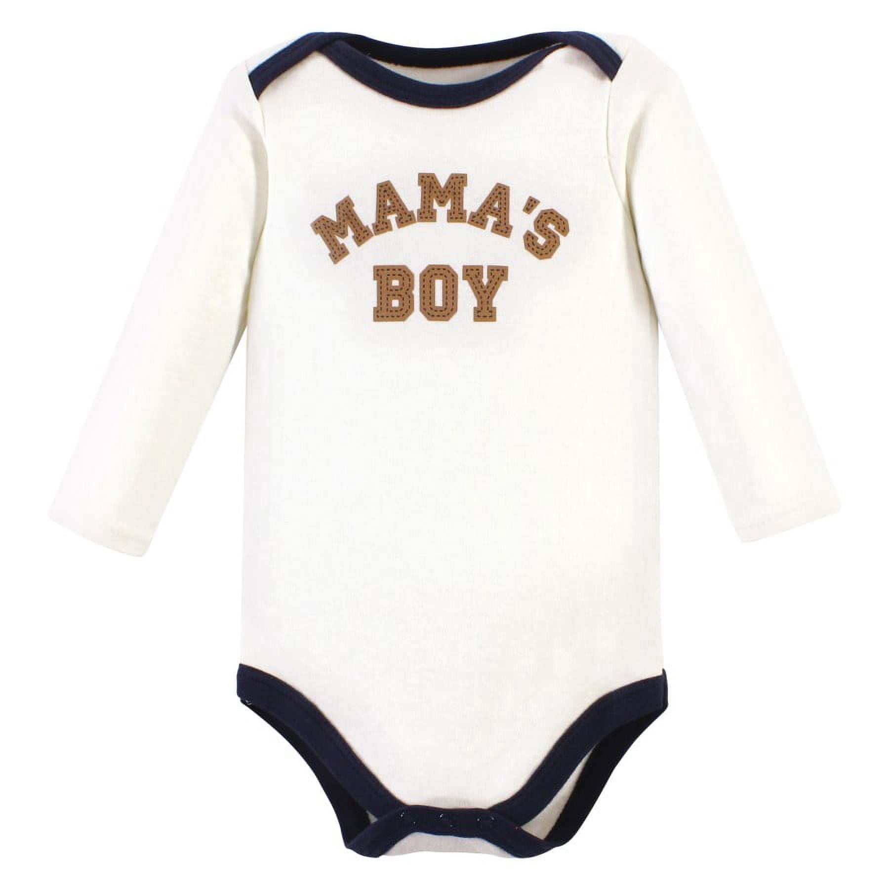 Hudson Baby Cotton Long-Sleeve Bodysuits, 3- Pack, Newborn- 24 Months