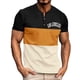 thumbnail image 1 of Mens Casual Pantalones Cortos Cuello Redondo Patchwork Suéter Blusa de Fitness, Camisetas para Hombre, 1 of 5