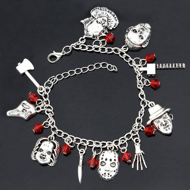 Horror Movie Charm Bracelet Gift Halloween Creepy Fashion N6U9 Walmart