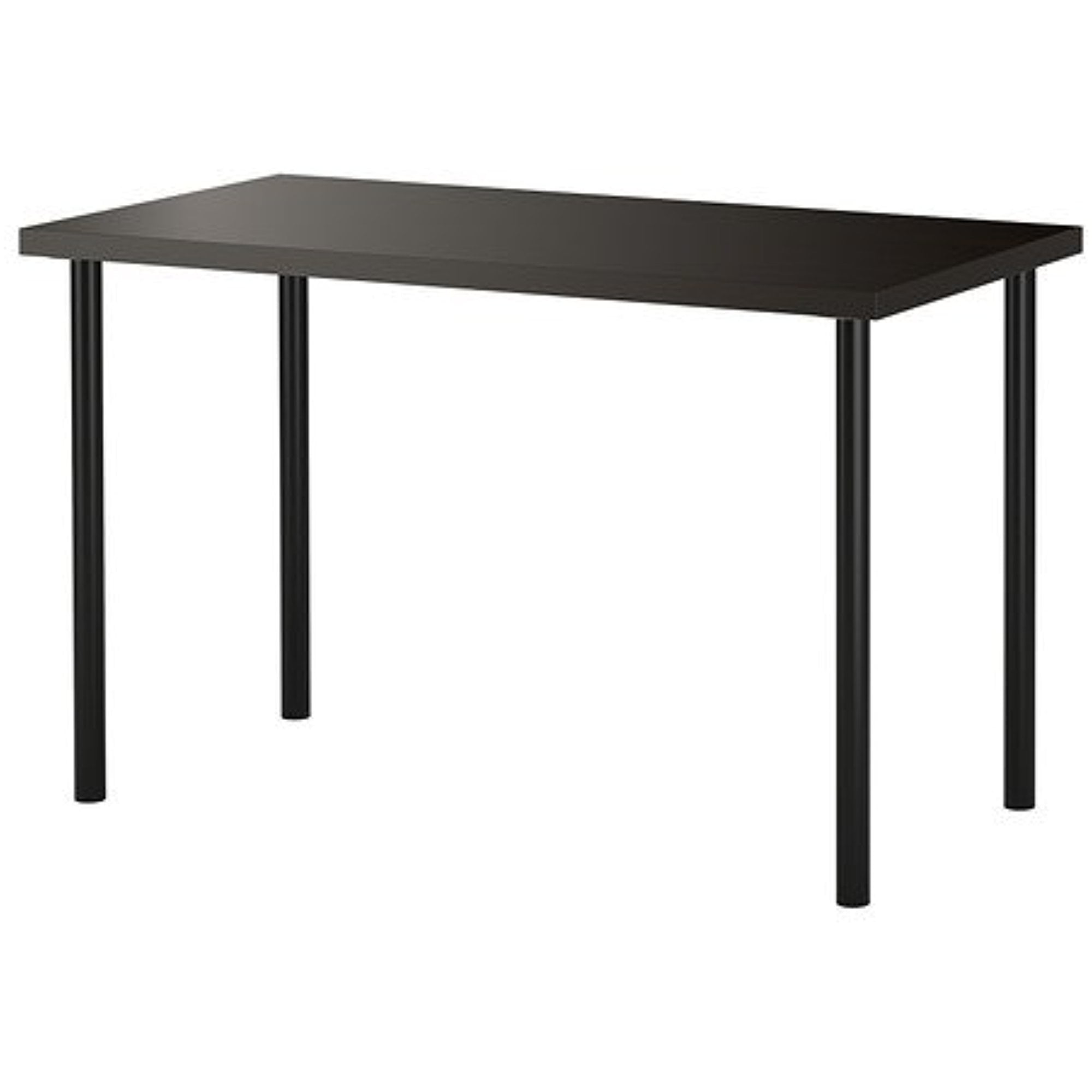 Ikea Adjustable Table, blackbrown top, black legs 82020.11817.2610