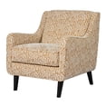thumbnail image 4 of Fusion Furniture Durango Pewter Fabric Accent Chair in Tan/Beige, 4 of 7
