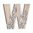 thumbnail image 2 of Steadline Wooden Floral Wall Hanging with Carved Letters for Home Kitchen Wedding Decor Rustic Style Handcrafted Design Natural Wood Material, 2 of 4