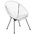 thumbnail image 6 of Sassio 3 Piece Hand-Woven Conversation Patio Set, White, 6 of 10
