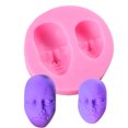 thumbnail image 4 of Moldes de jabón para la cara - Moldes de jabón para la cara para hacer jabón Moldes grandes de silicona para la cara para hacer regalos de Navidad hechos a mano (2 piezas), 4 of 5