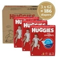 thumbnail image 2 of Huggies Little Snugglers Baby Diapers, Econo pack, Size 2, Count 186, 2 of 10
