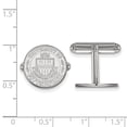 thumbnail image 2 of LogoArt Sterling Silver University Of Pittsburgh Crest Cuff Link, 2 of 3