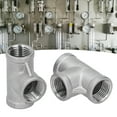 thumbnail image 2 of Sonew 2Pcs 316 Stainless Steel NPT 1/2‑150T Tee Adapter Connector Threaded Cast Pipe Fittings,Plumbing Accessory,Tee Fitting, 2 of 11