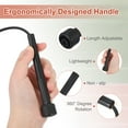 thumbnail image 4 of Uxcell Jump Rope Adjustable Speed Skipping Rope for Workout and Fitness Training Black/Pink, 4 of 7