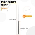 thumbnail image 2 of Uxcell 10pcs 3D Printer Nozzle Cleaning Needles 0.4mm Stainless Steel Nozzles Cleaner Tool 3D Printing Nozzle Cleaning Kit for 3D Printers Accessories, 2 of 6