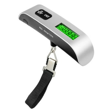 Luggage Scale, Digital Portable Handheld Suitcase Weight for Travel with Rubber Paint, Temperature Sensor, 110 Pounds, Battery Included