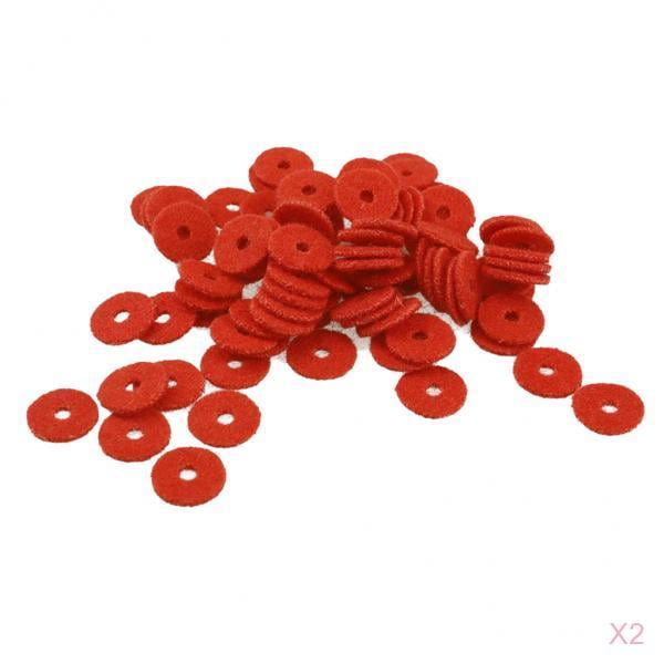 Arandelas de Equilibrio de fieltro Sunnimix 180 Piezas para instrumentos