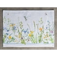 thumbnail image 2 of Maison d' Hermine Fleurs De Mai 100% Cotton Set of 4 Placemats for Dining Table | Kitchen | Wedding | Everyday Use | Dinner Parties | Spring/Summer (13 Inch by 19 Inch), 2 of 5