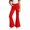 Red, variant on TGPMGRZ Girls Bell Bottom Pants Elastic High Waisted Flare Dress Pants Preppy Clothes (Heart, Girl, 15-16 Years, Orange)
