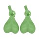 thumbnail image 1 of Zapatos 1 par Colgante Colgante Tuercas Bolas Agujero Hebilla Accesorios Retro Verde Verde, 1 of 9
