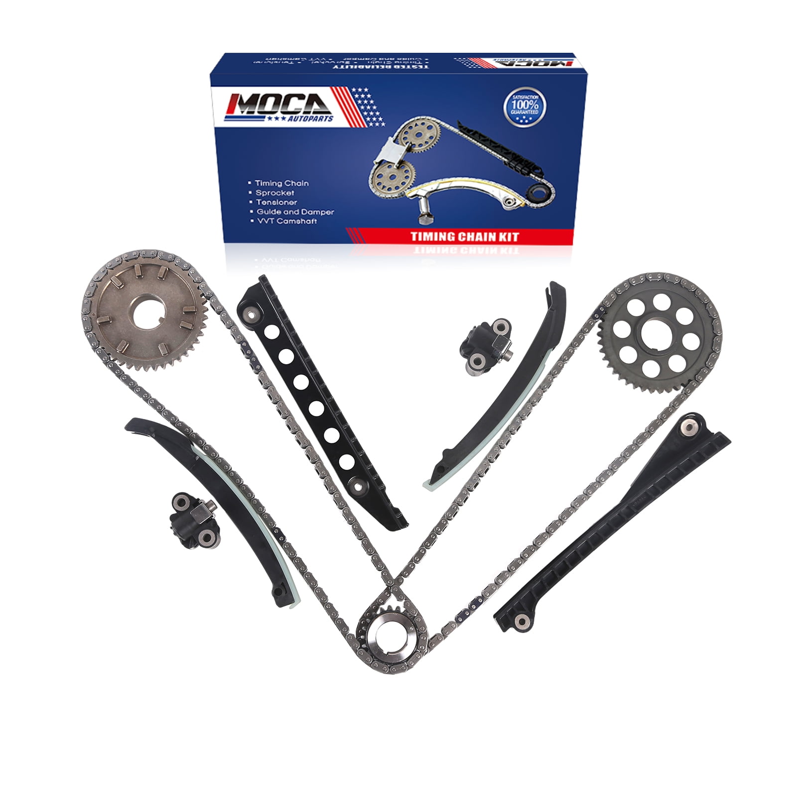 MOCA AUTOPARTS Timing Chain Kit Fit for 20102013 Ford E150 E250 5.4L