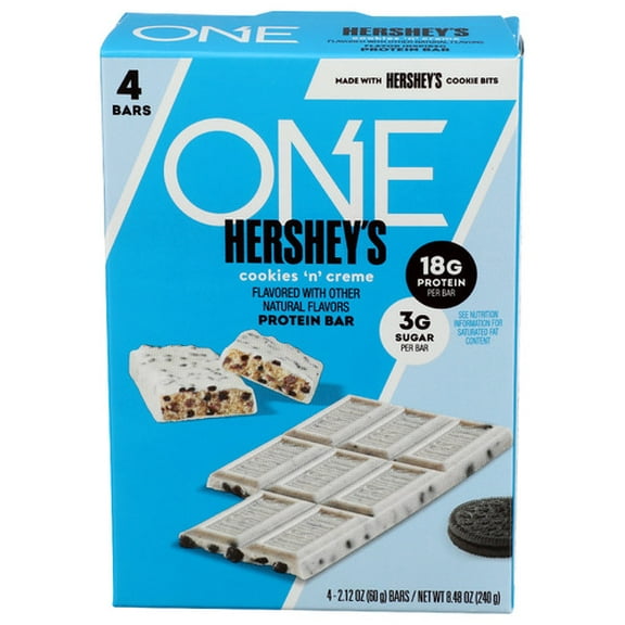 (Pack of 6) OneBar Protein Cookies and Cream 4 Count 8.48 oz