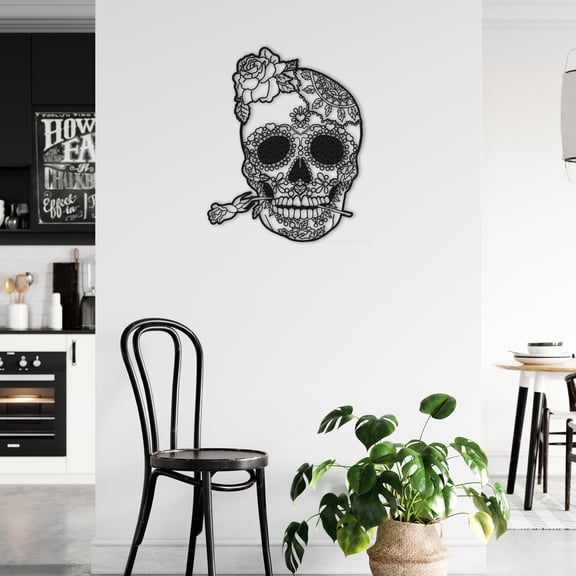 Skull - Metal Wall Art