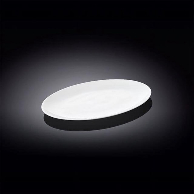Wilmax 992020 Plateau Ovale 8 Po, Blanc - Lot de 72