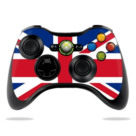 Skin Decal Wrap Compatible With Microsoft Xbox 360 Controller Sticker Design British Pride