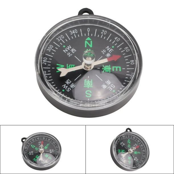 Portable Mini Compass Minuteness Processing Stability Green Direction Label Handheld Compass For Camping For Outdoor