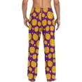 thumbnail image 2 of Men's Pajama Bottoms Many Halloween Pumpkin Drawstring Lounge Pants Soft Sleepwear Separate Bottoms for Men, Size S, 2 of 7