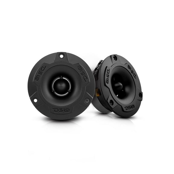 DS18 PRO TWX1BK 1 Inch VC 240 Watt MAX 4 Ohm Aluminum Super Bullet Tweeter, Pair