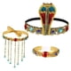 thumbnail image 1 of 3x Antique ian Costume Accessories Beaded Tassel Necklace, Crystal Bracelet Soledad Tocado de reina de Egipto, 1 of 7