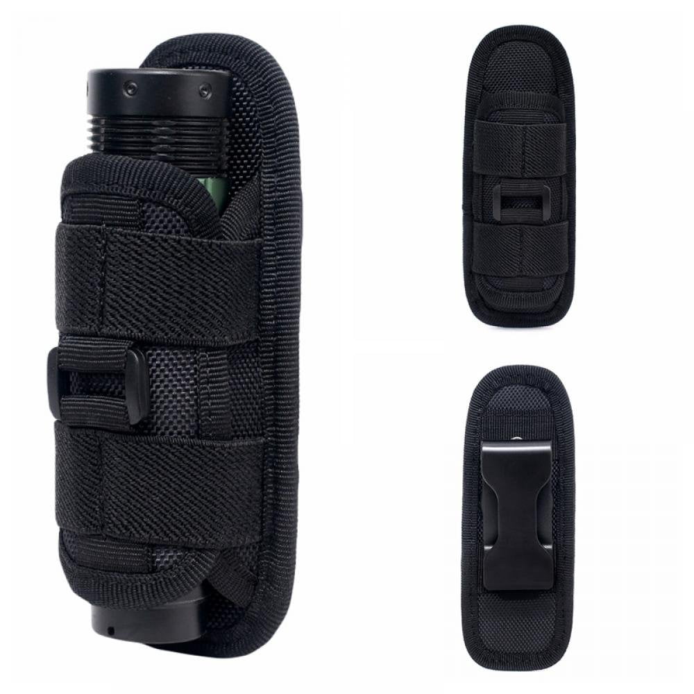 CNKOO Clearance! Flashlight Torch Cover Bag 360 Degrees Rotatable Flashlight Pouch Holster Torch Case For Belt Portable Torch Cover Holder Hunting Lighting Accessories