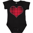 thumbnail image 3 of Inktastic Red Plaid Heart Boys or Girls Baby Bodysuit, 3 of 5