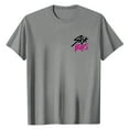 thumbnail image 3 of Pop cazadora para niña Demon Hunters Round-Neck Printed Anime Trio Poster T Shirt （Gray）, 3 of 4
