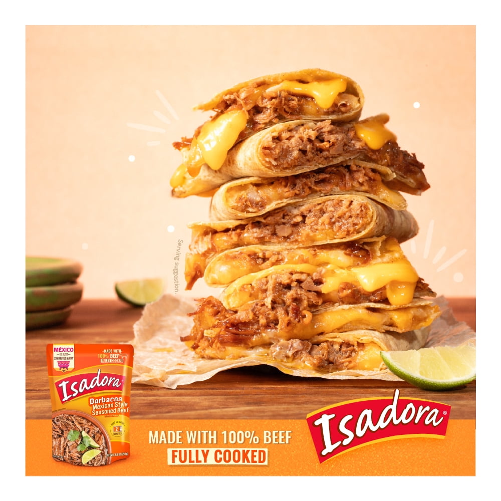 (8 pack) Isadora Barbacoa Mexican Style, 15 oz