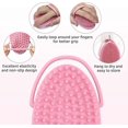 thumbnail image 3 of 2-sided Silicone Body Brush With Loop Handle, Bath & Shower Brush For Exfoliating And Massaging The, 3 of 5