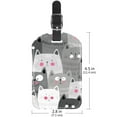 thumbnail image 6 of Square 2Pack PU Leather Cats Grey Kitty Cruise Luggage Tag with Privacy Cover and Name ID Tag for Travel Handbags Backpacks Luggage Tags, 6 of 6