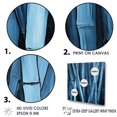thumbnail image 3 of Designart "Serenity Amidst Wild Blue Bamboo" Bamboo Floater Framed Canvas Prints, 3 of 5
