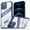 Navyblue, variant on Dteck Case for iPhone 16e with Built-in Invisible Bracket, Shockproof Anti-Fall Hybrid Non-Slip PC TPU Dual Layer Protective Cover, Grayblack