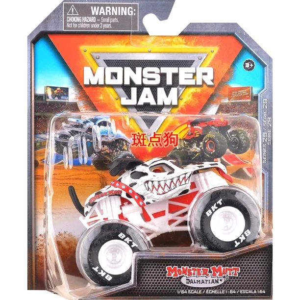 Camión de juguete de aleación fundida a escala 1:64 Monster Mutt Jam Grave Digger Monster Truck para niños todoterreno