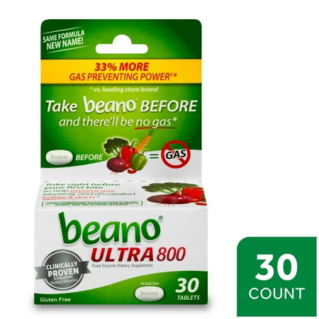Beano Tablets for Gas Prevention and Relief, 30 (Best Digestive Enzymes Australia)