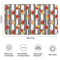 thumbnail image 3 of Pioneer Flower Floral Print Pattern Bathroom Rugs Mat, Non Slip Microfiber Bathroom Rug with Rubber Backing, Soft Mats for Bathroom Floor Tub Shower, 17"x30", 3 of 5