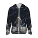 thumbnail image 1 of Fotbe Astronaut Standing In The Moon Chaqueta con Protección Solar UPF 50+ para Hombre y Mujer, Camisa con Capucha y Bolsillos-XX-Large, 1 of 7
