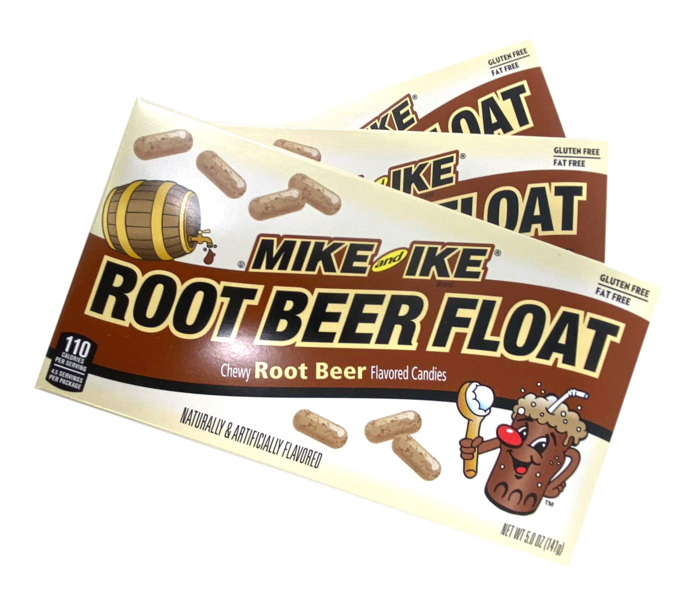 Mike and Ike Limited Edition Candy Root Beer Float Flavored Chewy