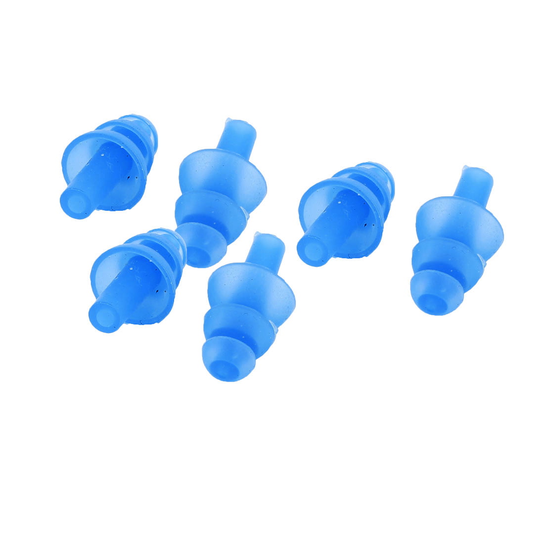 Blue Unisex Adults Swimming Ear Plug Soft Silicone Ears Plugs Swim Earplugs for Hearing Protection Safety 