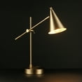 thumbnail image 5 of Novogratz x Globe Tacoma 18" Matte Brass Balance Arm Desk Lamp, 52887, 5 of 7
